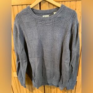 Haggar Men's Charcoal Crewneck Sweater